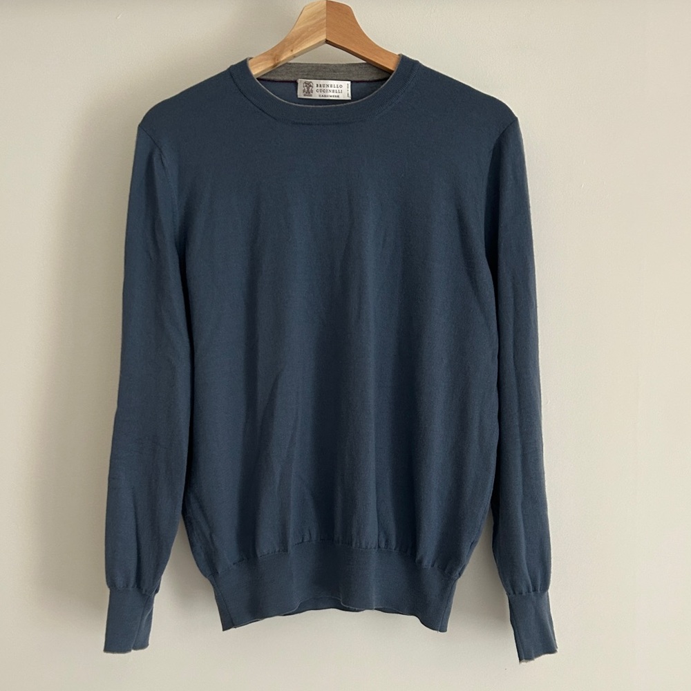 Brunello Cucinelli Cashmere Blend Crewneck Sweater